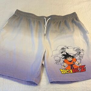 Dragon Ball Z official Merch XL Anime Gradient Shorts Goku